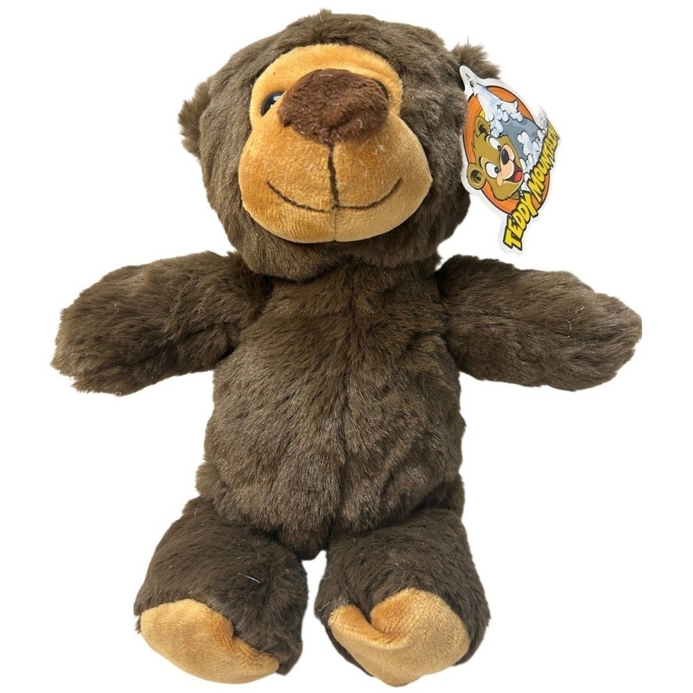 Teddy Mountain Romeo the Bear 8 Inch Brown Plush Stuffed Animal NWT 0354